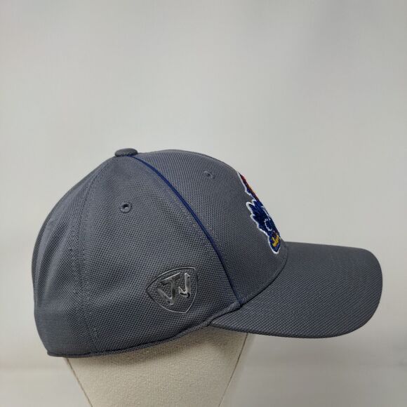 Top of the World Kansas Jayhawks Fitted Hat OSFA Embroidered Logo NCAA - Picture 4 of 9